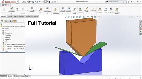 solidworks sheet metal bending|solidworks sheet metal simulation.